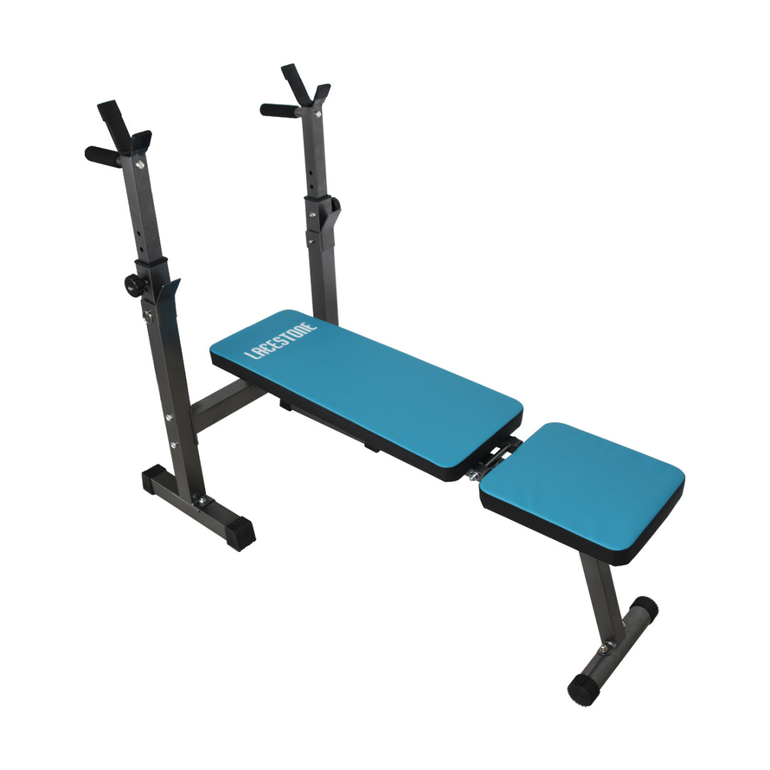 LACESTONE Tréninková lavice rovná nastavitelná nakloněná fitness MS18095